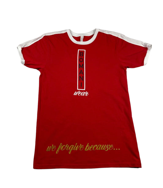 Signature 'We Forgive' Tee - Red
