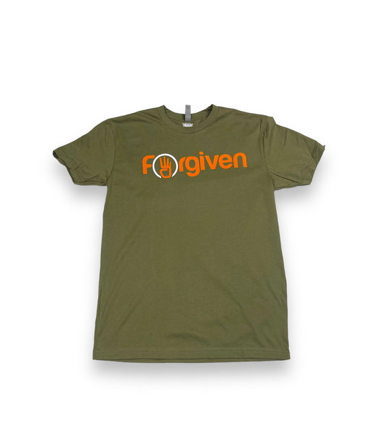 Forgiven Tee - Olive Green